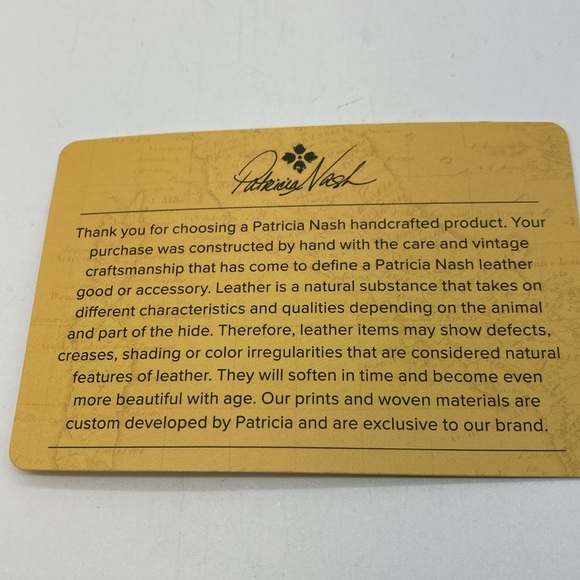 Patricia Nash Crossbody/Backpack British Tan Leather Bag EUC - Picture 8 of 10